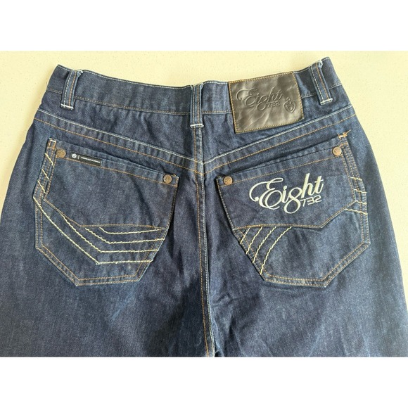 Eight 732 Other - Eight 732 Baggy Jeans Men 36x34 Medium Wash Denim Relaxed Whisker Fade Sk8r VTG